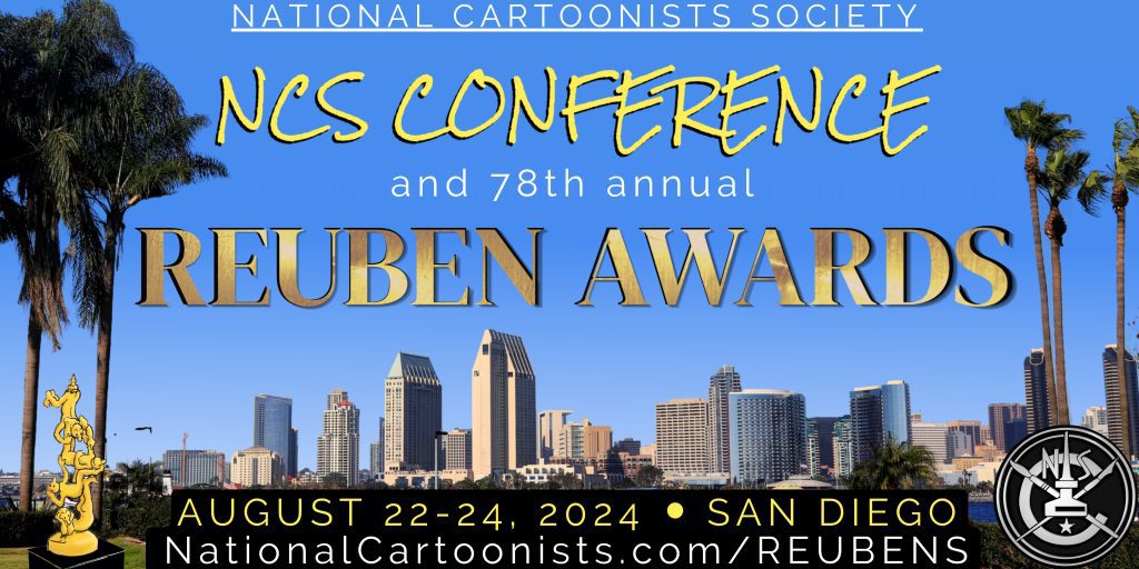 2024 NCS Conference and Reuben Awards Seminars | National Cartoonists Society
